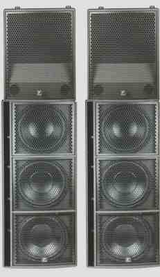 Yorkville Synergy Array Series Sound System SA153 Subwoofer SA315S Speaker