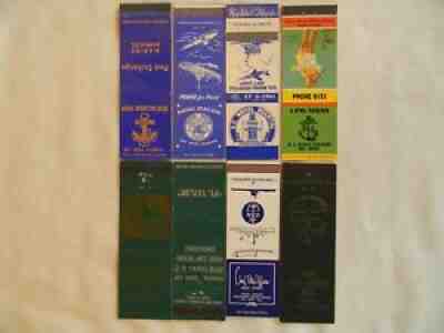 Key West Fort Taylor Florida US Navy Naval Station hospital MBarracks matchbooks