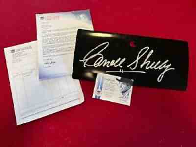 Carroll Shelby autographed glove box door with COA 1967 1968 Shelby Mustang