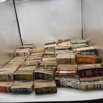 Estate Find Vintage 1930's-90's Matchbook Covers Large Lot 13,000 +