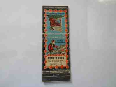 Thrifty Drug / Gallup, N.M. -- Navaho Silversmith & Rug Weaver - Matchbook Cover