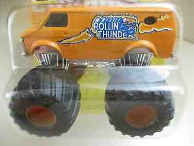 MATCHBOX - THE SUPER CHARGERS SC4 - ROLLIN' THUNDER CHEVY VAN 4X4 MONSTER TRUCK