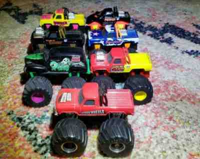 Matchbox Monster Wars Superchargers monster trucks WARS WAGON WHEEL lot of 7 
