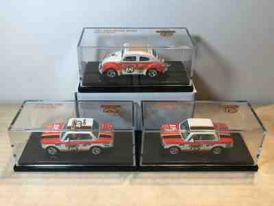 2020 MATCHBOX GATHERING 1969 BMW 2002 DINNER PAIR & 1962 VW BEETLE DEALER MODEL