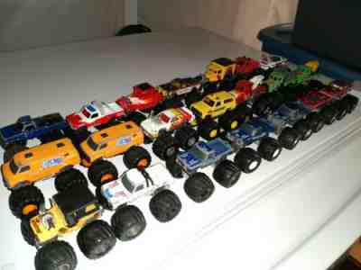 Monster Truck Lot of 21 Matchbox Super Chargers Bigfoot USA-1 Vintage
