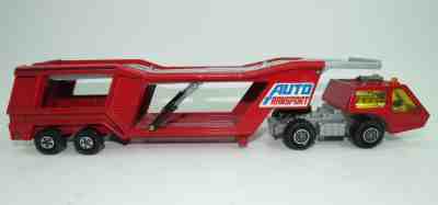 Vintage 1976 Lesney Matchbox Super Kings K-10 Car Transporter  FREE SHIP