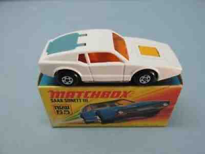 MATCHBOX Superfast  65A Saab Sonett III RARE WHITE / Unpainted Base