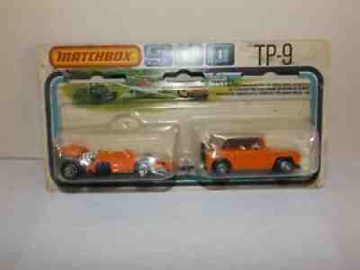 MATCHBOX S/F 900 SERIES TWIN PACK NO.TP9-A FIELD CAR &TEAM MATCHBOX RARE ORANGE
