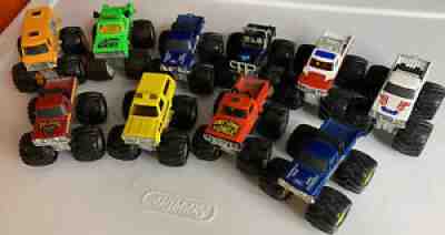 VINTAGE 1985 MATCHBOX SUPERCHARGERS DIECAST MONSTER TRUCKS Lot Of 10 BEAUTIFUL