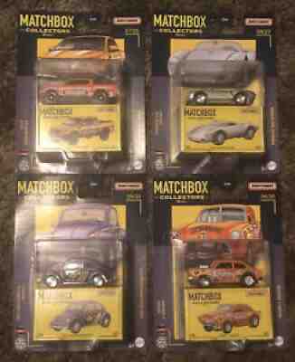 2021 Matchbox Collectors Ranger, Porsche, Henry J Gasser & VW Beetle 4 car lot
