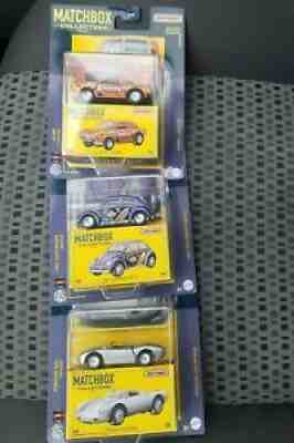 Lot Of 3 2021 Matchbox Collectors 1962 VW Bug& Henry J Gasser.Porsche 550 spyder