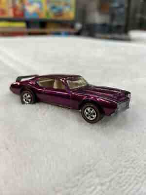 hot wheels olds 442 redline Magenta all original vintage toys diecast Matchbox