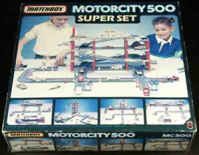 Rare Vintage New and Boxed MATCHBOX MOTORCITY 500