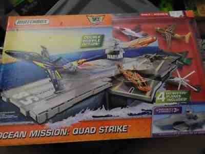 Matchbox Sky Busters Missions Ocean Mission Quad Strike 2011 Mattel Rare