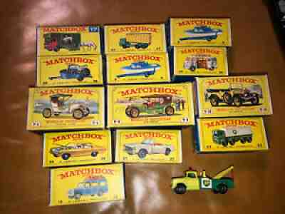 Vintage Matchbox Lesney Cars in Boxes Lot Mint!!