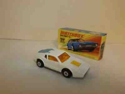 MATCHBOX S/F NO.65-A SAAB SONNET RARE WHITE BODY MIB