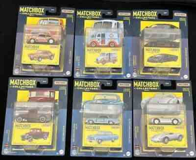 Matchbox 2021 Collectors Series Lot of 6 Cars - Gasser, Lamborghini, Gulf Truck