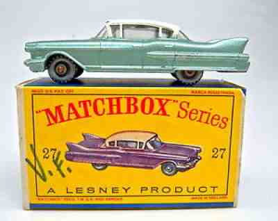 Matchbox No.27C Cadillac 60 Special rare 1st colour metallic green SPW