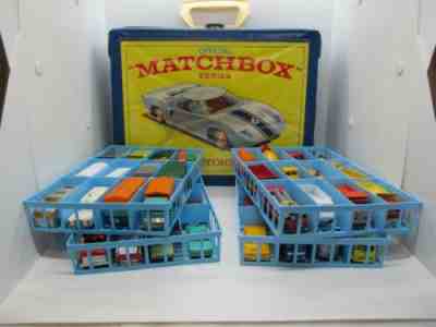 Lesney Matchbox Vintage Collectors Box 48 Cars, Trucks, Trailers + Accessories