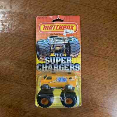 Rollin Thunder Chevy Van Matchbox Super Chargers Monster 4x4 Truck Unopened!