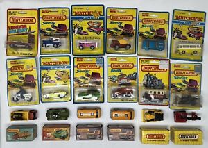 Lot of 18 Vintage Matchbox Superfast New in Packages