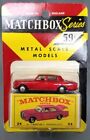 1969 Matchbox Car Lesney Fred Bronner #24 Rolls Royce Blister Card Rare