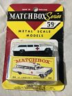 ORIGINAL VINTAGE MATCHBOX #54 Cadillac Ambulance- Blister Pack 1968 Rare