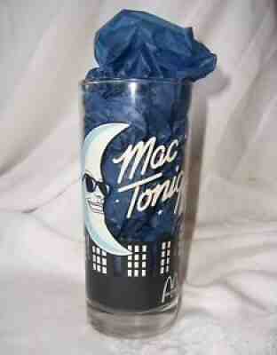 Vintage McDonald's 1988 MAC TONIGHT Crooner Moon Man Drinking Glass 6Â½