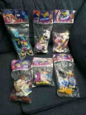 SPACE JAM ~ LOONEY TUNES ~ 1996 MCDONALDS PLUSH SET