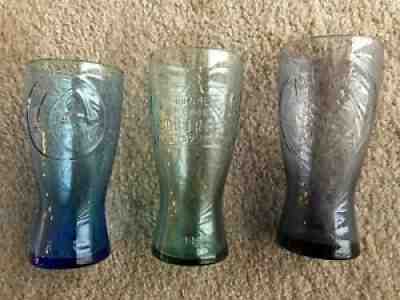 McDonald's Vintage Glasses 1948 1955 1961 Speedee 15â?µ Hamburger Arches Lot Of 3