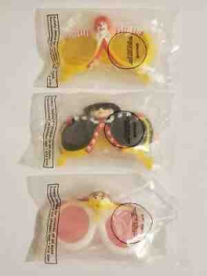 VINTAGE MCDONALDS SUNGLASSES RONALD, BIRDIE, & HAMBURGLAR - **SEALED NEW**