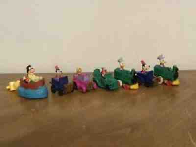 McDonalds 1988 Mickey Birthdayland toys and Burger King Toontown Disney toys