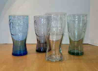 Lot of 4 VINTAGE McDonald's RETRO GLASS COLLECTORS SET 1948 1955 1961 1992