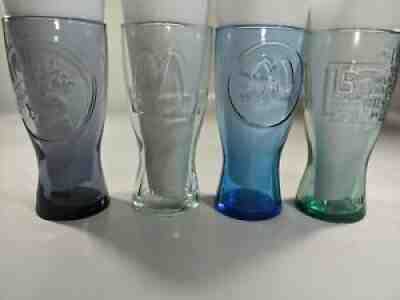 Set Of 4 McDonald's Vintage Retro Collector's Driink Glasses 1992 1961 1955 1948