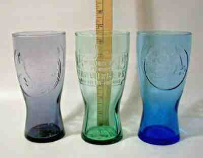 McDonalds Lot of 3 Retro Tumblers Drinking Glasses Depicting 1948,1955,1961