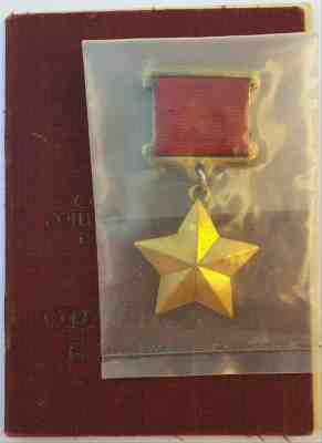 STAR HERO OF THE SOVIET UNION I.A. KHVOROSTYANOV USSR ADMIRAL 100% AUTHENTIC