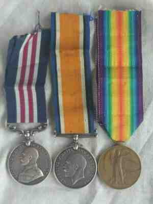 Australian WW1 Military Medal trio. 35/Bn 13/Bn. MM for Lihons. Bombing enemy.