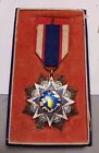 Chinese Republic Order of the Cloud & Banner Military Medal w Box RARE #80 WWii