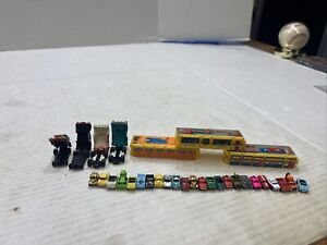 4 Micro Machines 24 Insiders Micro Minis Ultrasmall lot +3 carry Garage