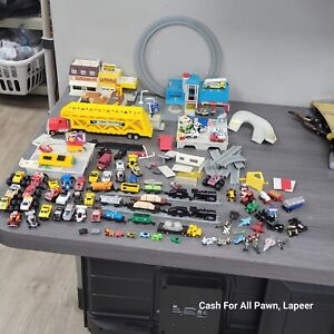 Large Lot of Vintage Micro Machines Cars, planes trucks trains toy batman 150+