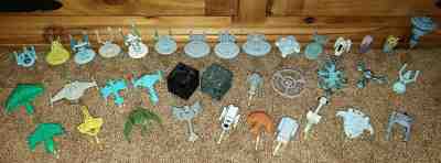 ULTRA-RARE Galoob Micro Machines Star Trek Lot of 36 Ships w/ Caretaker's Array!