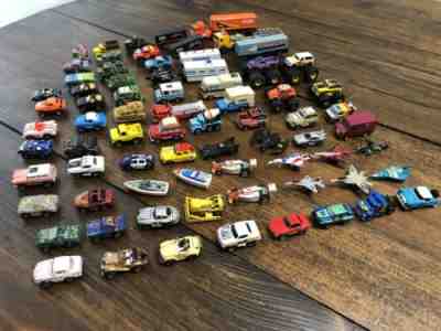 Micro Machines Cars Lot of 76 Batman Back To The Future Military Glitter Monster