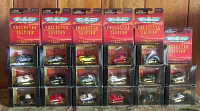 Lot of 17 Galoob Micro Machines Collector Edition Corvette Series 1