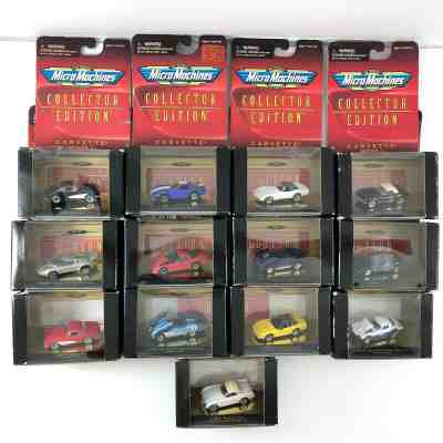 Lot of 13 Galoob Micro Machines Collector Edition Corvette Series 1