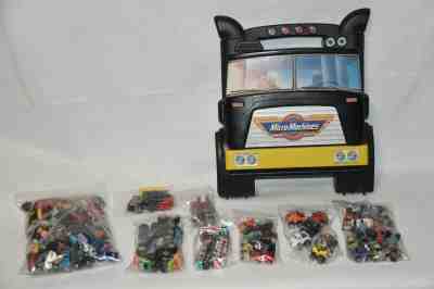 Huge Lot Galoob Micro Machines 197 Vehicles Bulk Collection with Carry Case