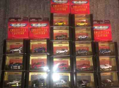 19x1998 MICRO MACHINES COLLECTOR ED. SERIES 1 CORVETTES