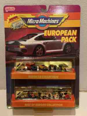 Micro Machines European Double Pack Sealed Set! 1 of Only 5 Sealed Sets Known!