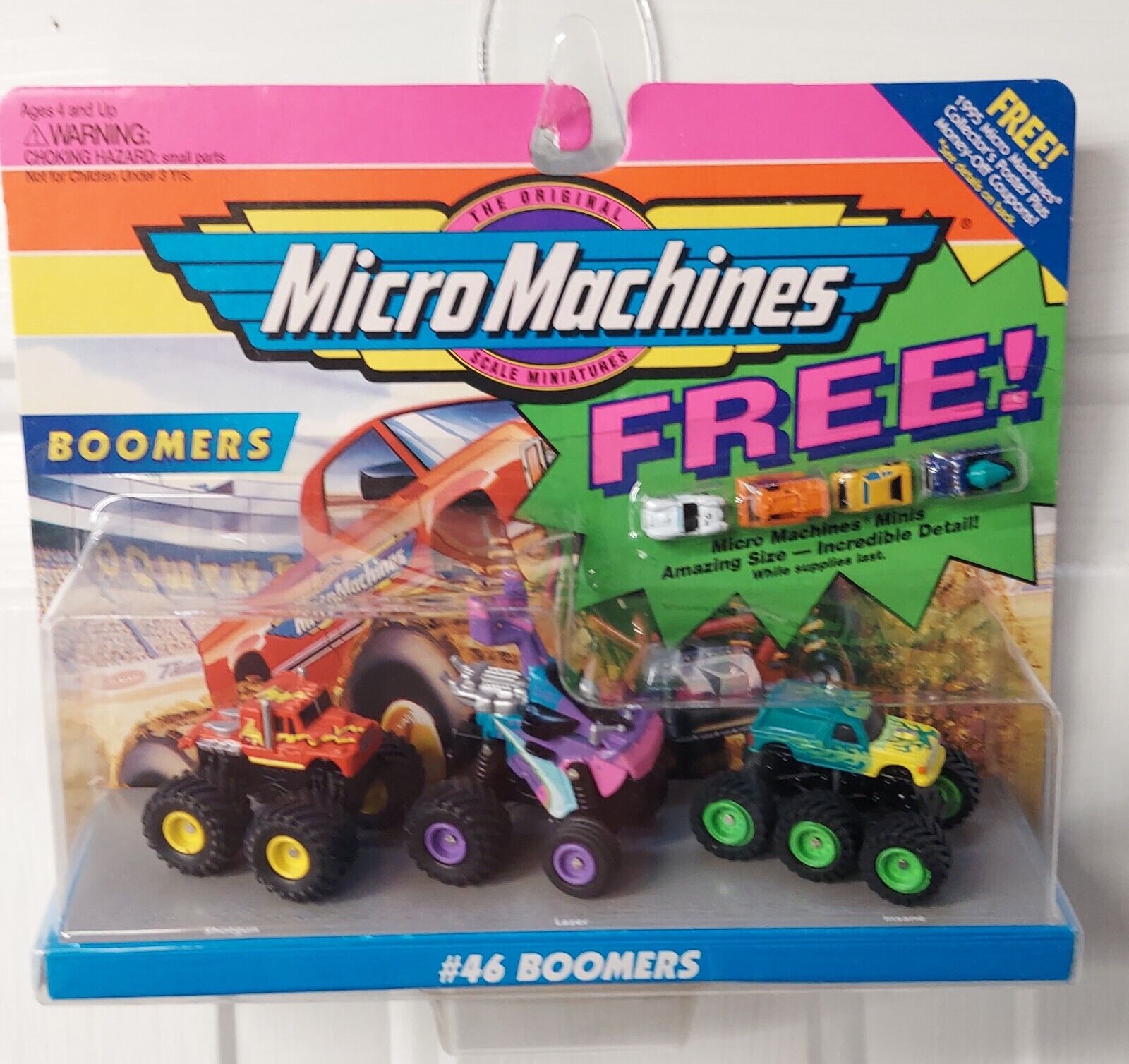Micro Machines #46: Boomers W/ Rare Bonus Minis Cement Mixer Bulldozer