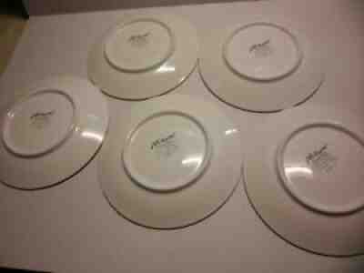 Made in Japan, Retired Mikasa Fashion DW 102 Reggae salad Plates, (set of 5)