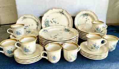 Vintage Mikasa Garden Collection Day Dreams 38-Piece Dinnerware Set 1980s Japan